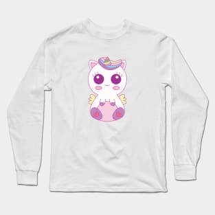 Adorable and lovely unicorn Long Sleeve T-Shirt